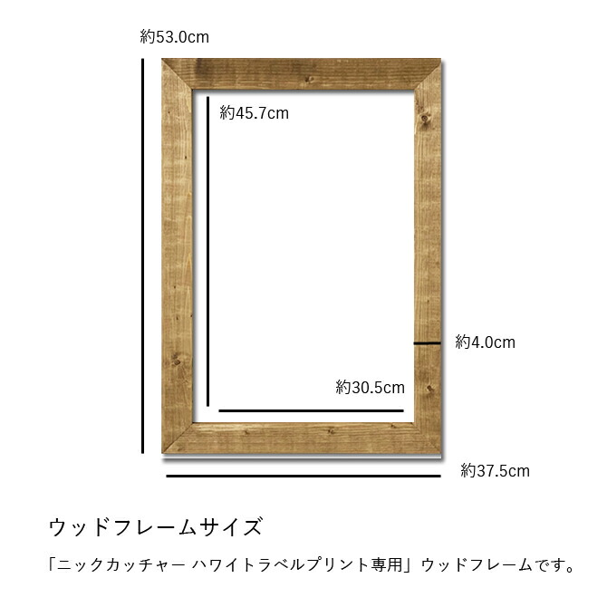 ハワイ コアウッド製額縁1990年代当時物『ユナイテッドエアライン』①