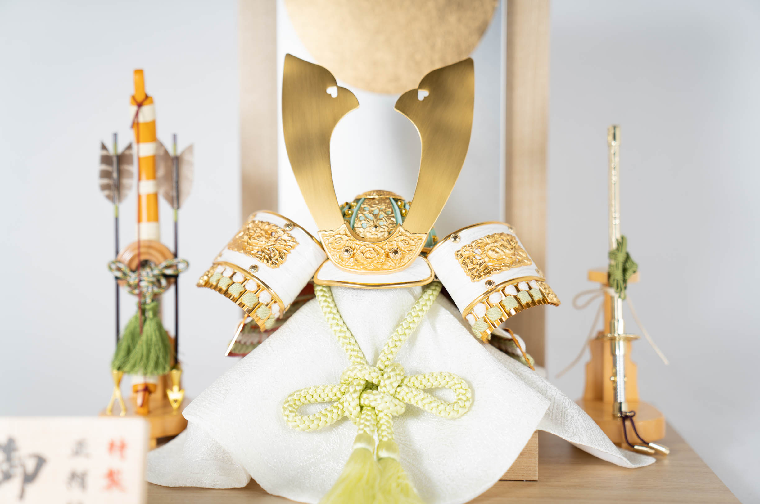 楽天市場】【選べる名前札プレゼント】五月人形 兜 コンパクト