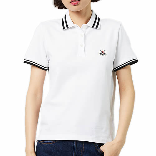 楽天市場】モンクレール MONCLER ポロシャツ レディース 半袖 ロゴ