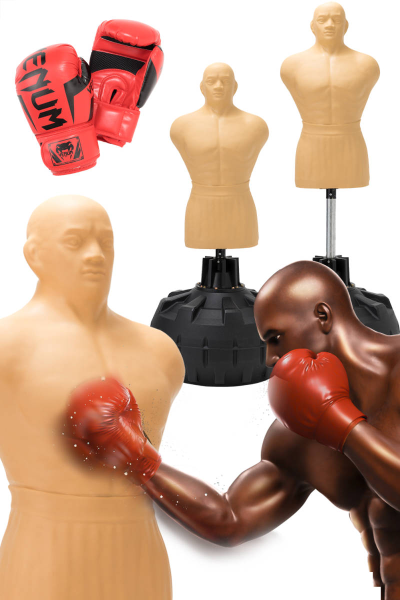 楽天市場】人型 サンドバッグ 自立型 高さ調節可 ボブ ヴェノム