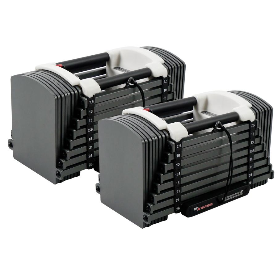 楽天市場】パワーブロック ダンベル 可変式 20kg 26kg 可変式ダンベル