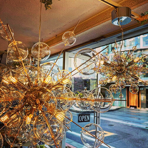 楽天市場】バブルシャンデリア 照明 おしゃれ スタイリッシュ クローム