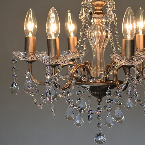 楽天市場】シャンデリア【シャルロット】アスフォー・クリスタル使用