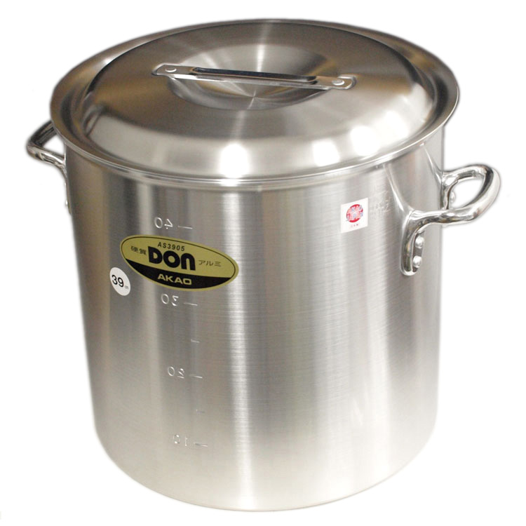 楽天市場】【お取り寄せ】アカオアルミ DON 寸胴鍋 27cm（約15.2