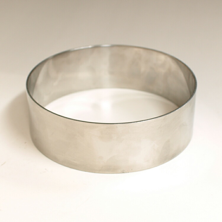 楽天市場】15×高5cm 丸セルクル型 つなぎ目無し 2mm厚 超丈夫