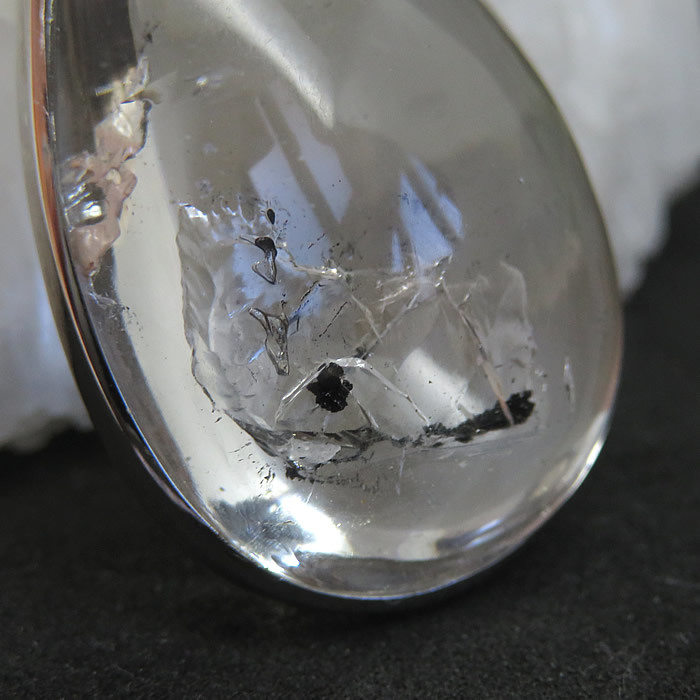 楽天市場】【一点物】水入り水晶 ペンダント ネックレス 天然石