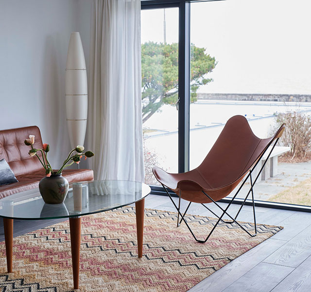 楽天市場】BKFチェア バタフライチェア マリポサ ブラウン CUERO