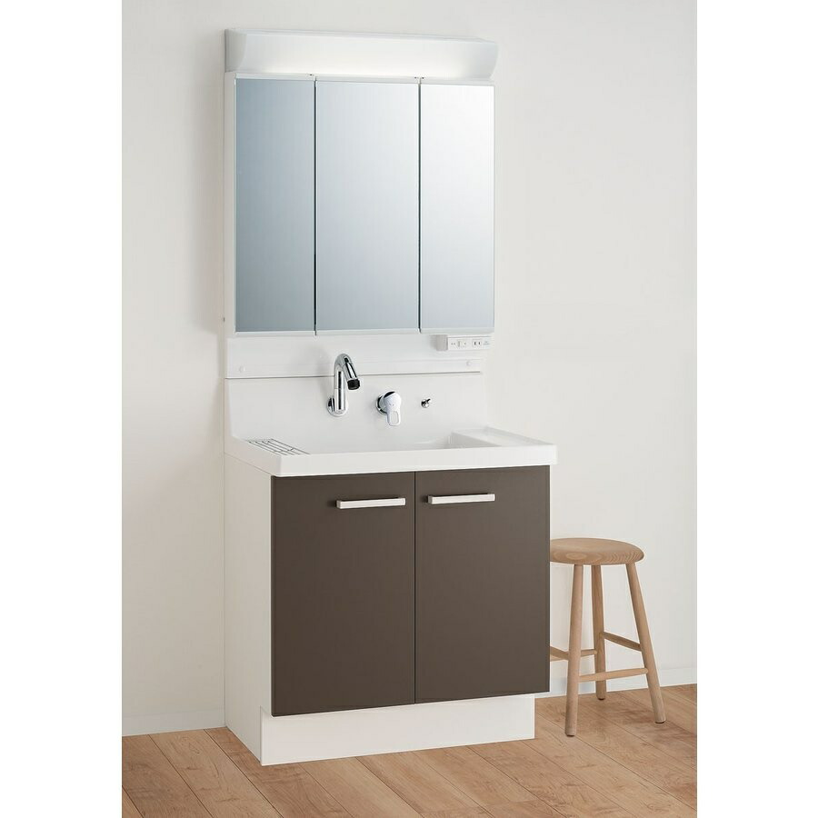 楽天市場】LIXIL INAX ピアラ間口900サイズ 扉タイプ 3面鏡（全収納