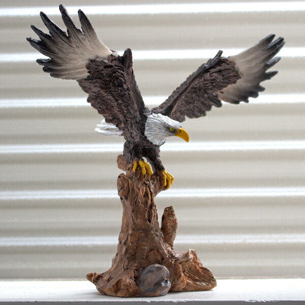 楽天市場】アメリカンイーグル オブジェ・置物 □ 鷲 置物 猛禽類最強