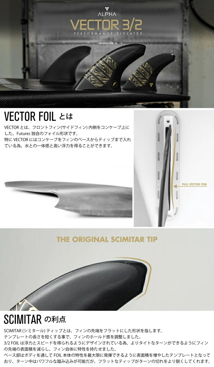 楽天市場】【日祝も発送】フューチャー フィン トライフィン ベクター