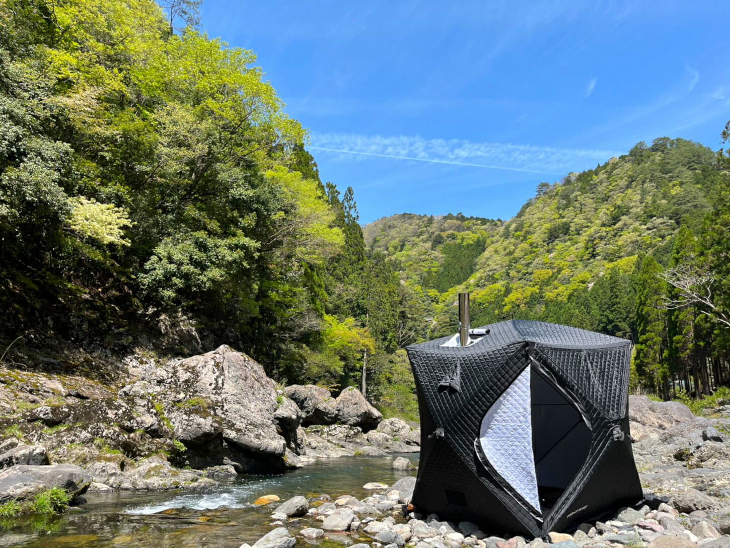 楽天市場】テントサウナセット 薪ストーブ ホンマ製作所 60秒簡単設営