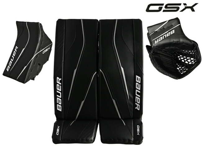 楽天市場】BAUER/バウアー GSX GOALPAD/CATCH GLOVE/BLOCKER SET