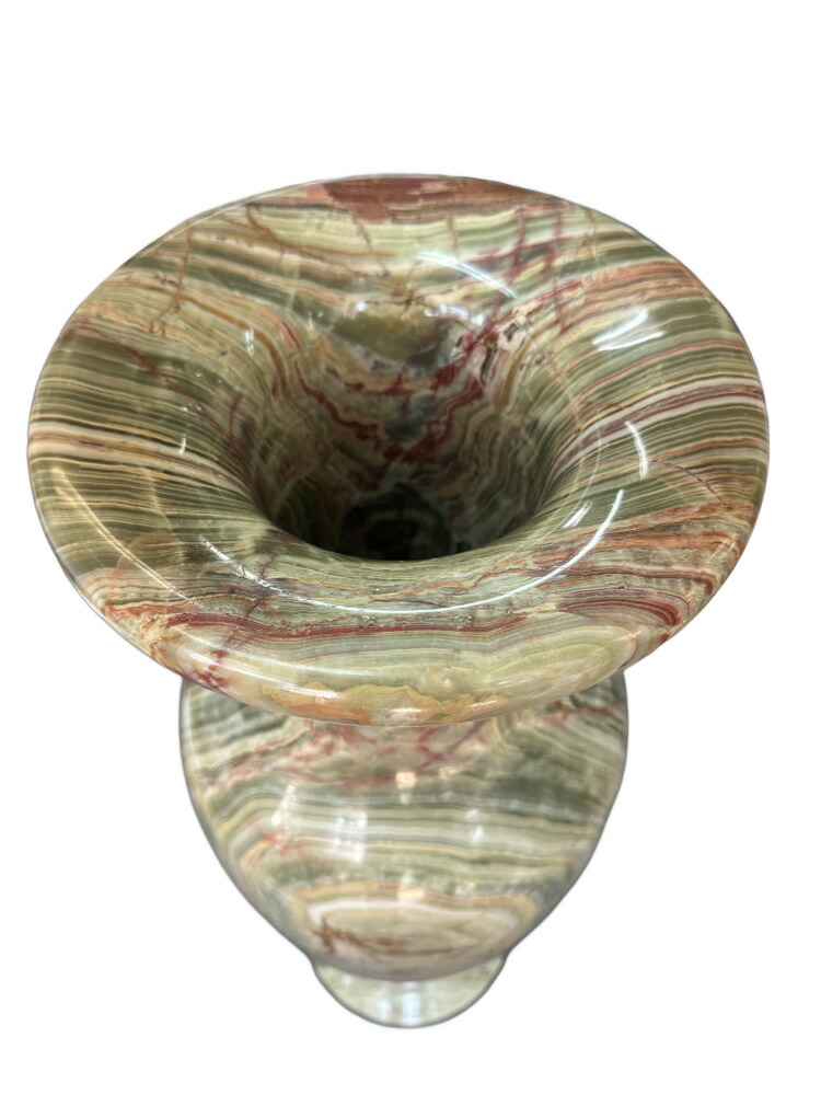 楽天市場】特大 オニックス 花瓶 A オニキス インテリア 飾り壺 天然石