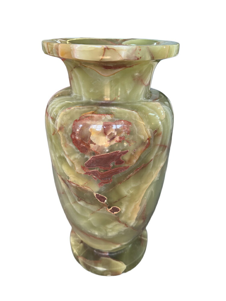 楽天市場】グリーン オニックス 花瓶 オニキス インテリア 飾り壺