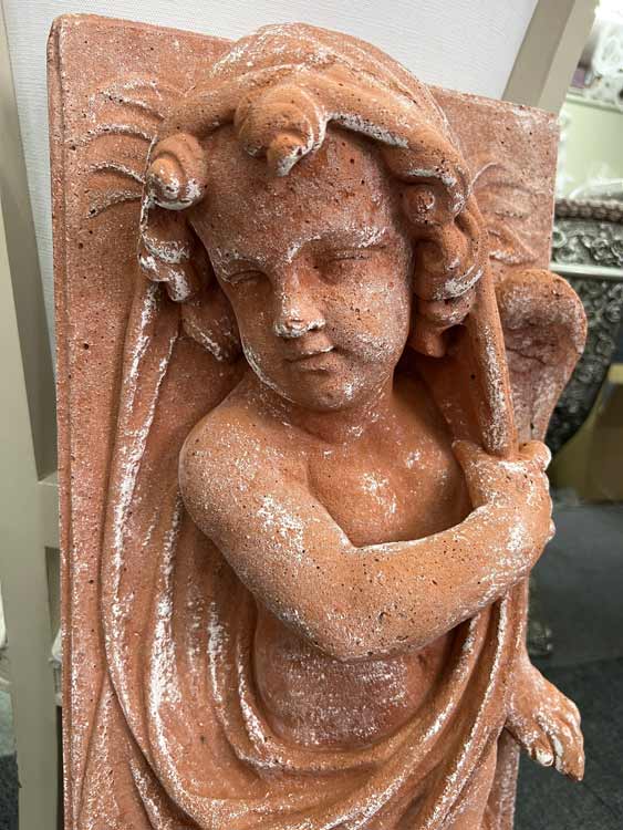 楽天市場】イタリア製 テラコッタ レリーフ 天使のパネル 大きい