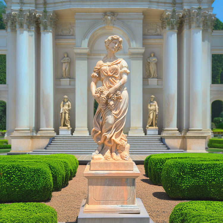 楽天市場】天然大理石彫刻 葡萄を抱えるヴィーナス 夏 ピンク H232cm