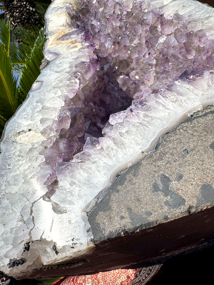 楽天市場】天然 アメジスト 紫水晶 ドーム 原石 大きい クラスター 約