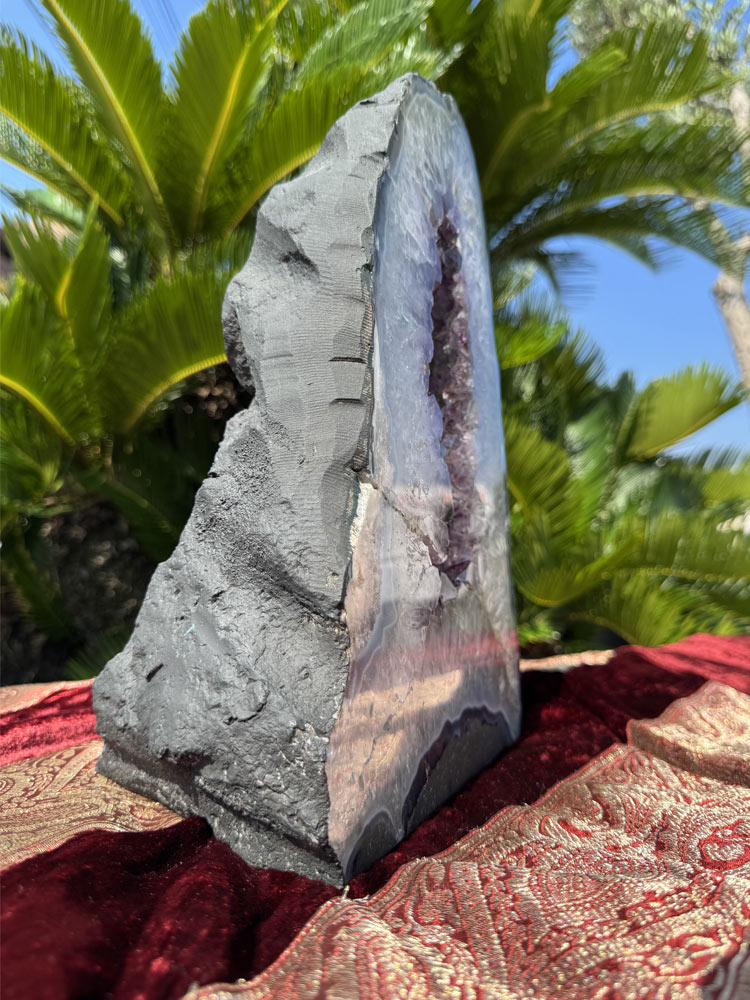 楽天市場】天然 アメジスト 紫水晶 ドーム 原石 大きい クラスター 約