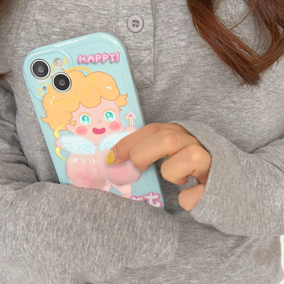 楽天市場】送料無料 iPhone14 ケース 互換品 Cupid キューピッド お尻