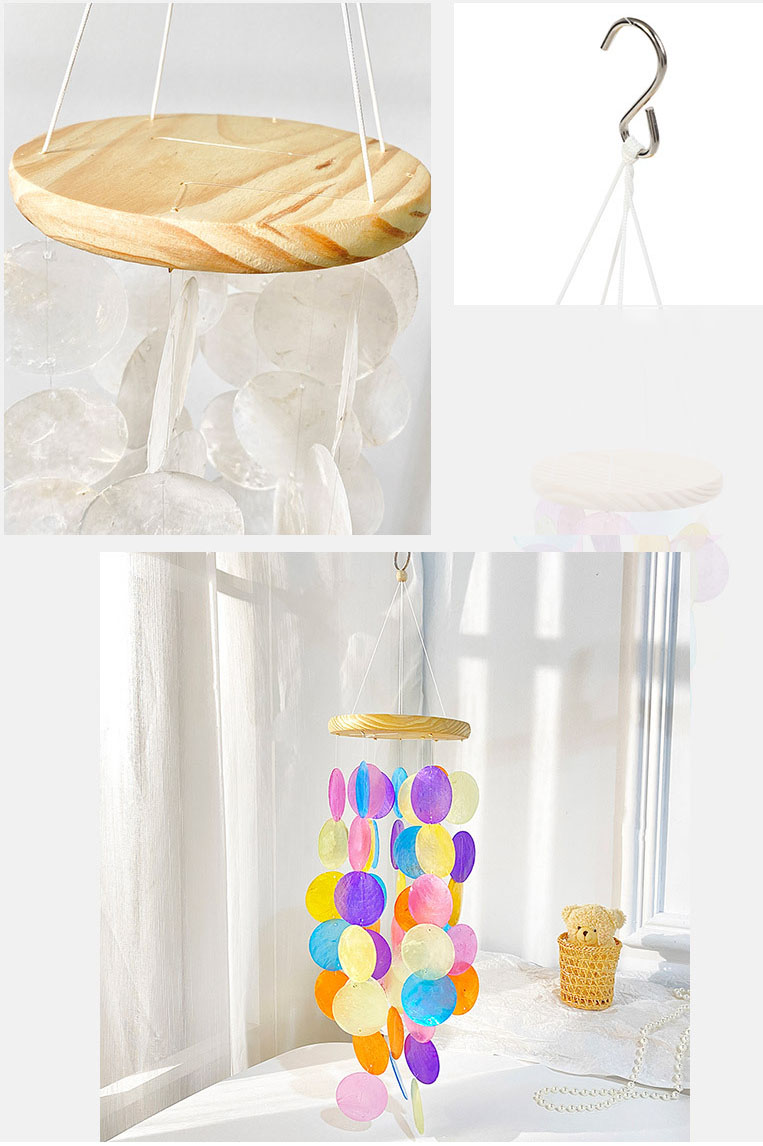 楽天市場】送料無料 ウインドチャイム 天然貝殻 風鈴 ホワイト ドア