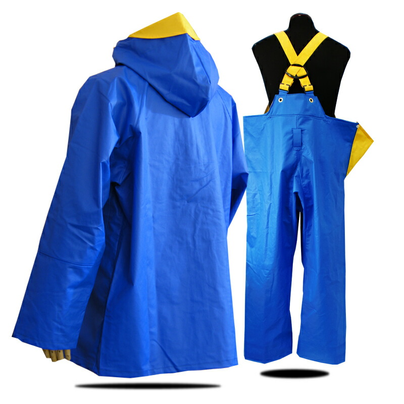 楽天市場】水産 カッパ マリンメイト上下セット「ブルー」【送料無料