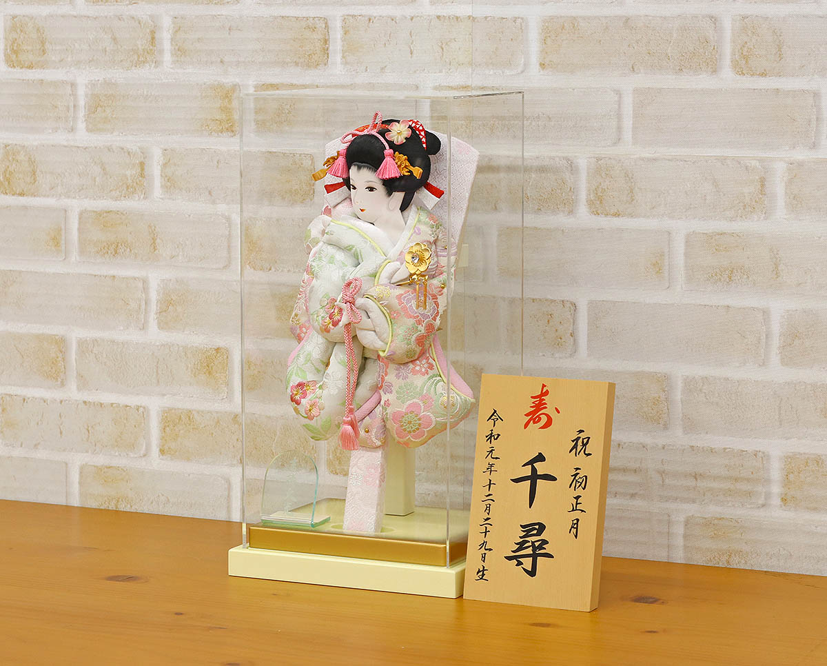 楽天市場】羽子板 初正月 吉徳大光 コンパクト ケース飾り 8号 淡色