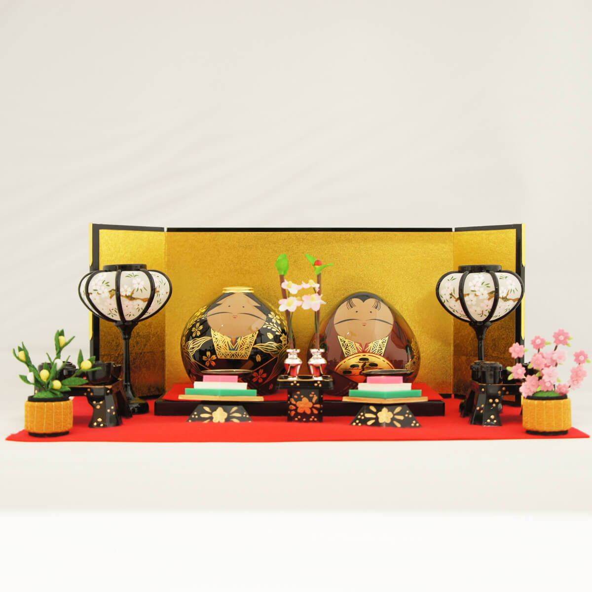 楽天市場】 大内塗り 大内人形 : 人形の丸富