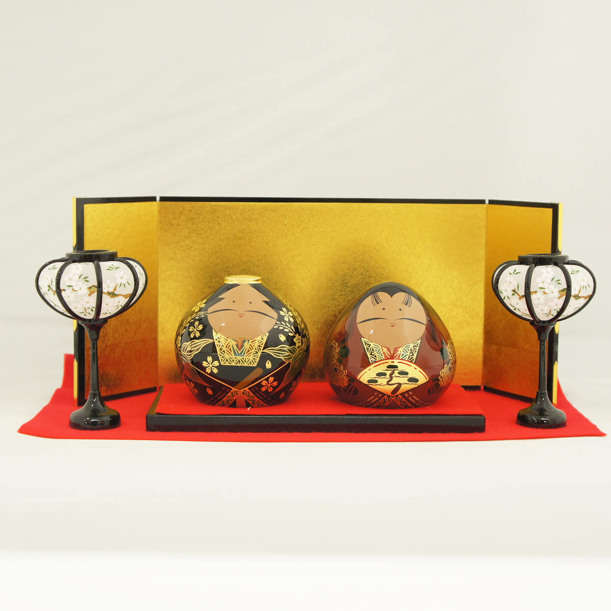 大内人形「木製お雛様」特大 大内ひな人形