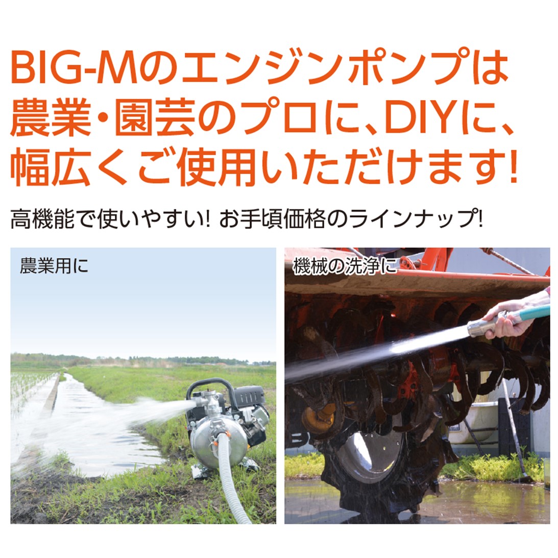 楽天市場】丸山製作所 BIG-M ＜ エンジンポンプ BP5041B ＞ : 丸山製作所