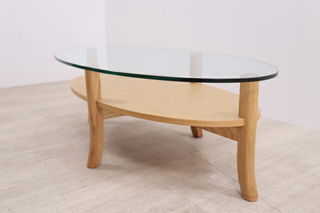 楽天市場】Francfrancフランフラン オーガ タモ材 リビングテーブル