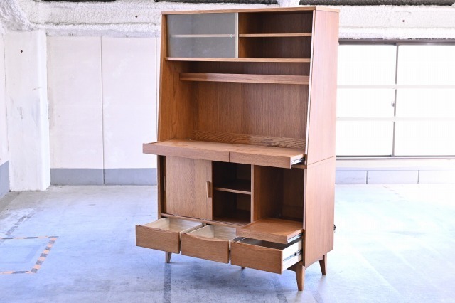 楽天市場】unico 17万「SIGNE/シグネ」キッチンボード オーク材