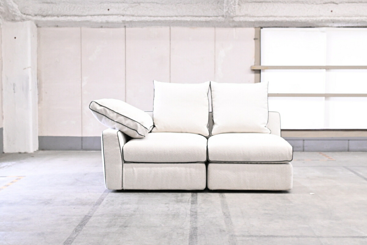 楽天市場】HUKLA 68万「LEPIDUS/レピダス」2人掛けソファ 片肘