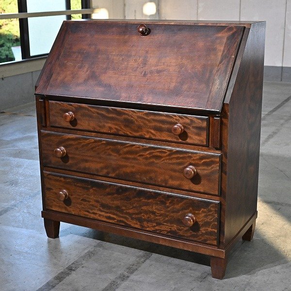 楽天市場】松本民芸家具 ライティングビューロー デスク ミズメザクラ