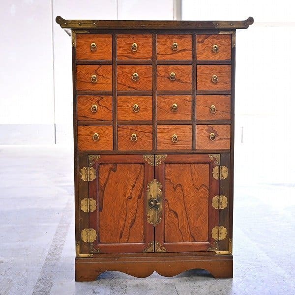 楽天市場】李朝家具 薬箪笥 ヤクジャン 引き出し 収納 時代箪笥 タンス