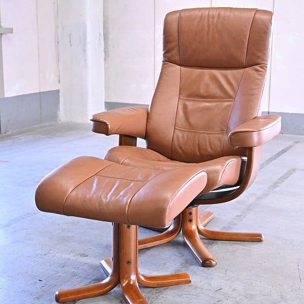 楽天市場】イエリアーダ リクライニングチェア オットマンセットa 本革