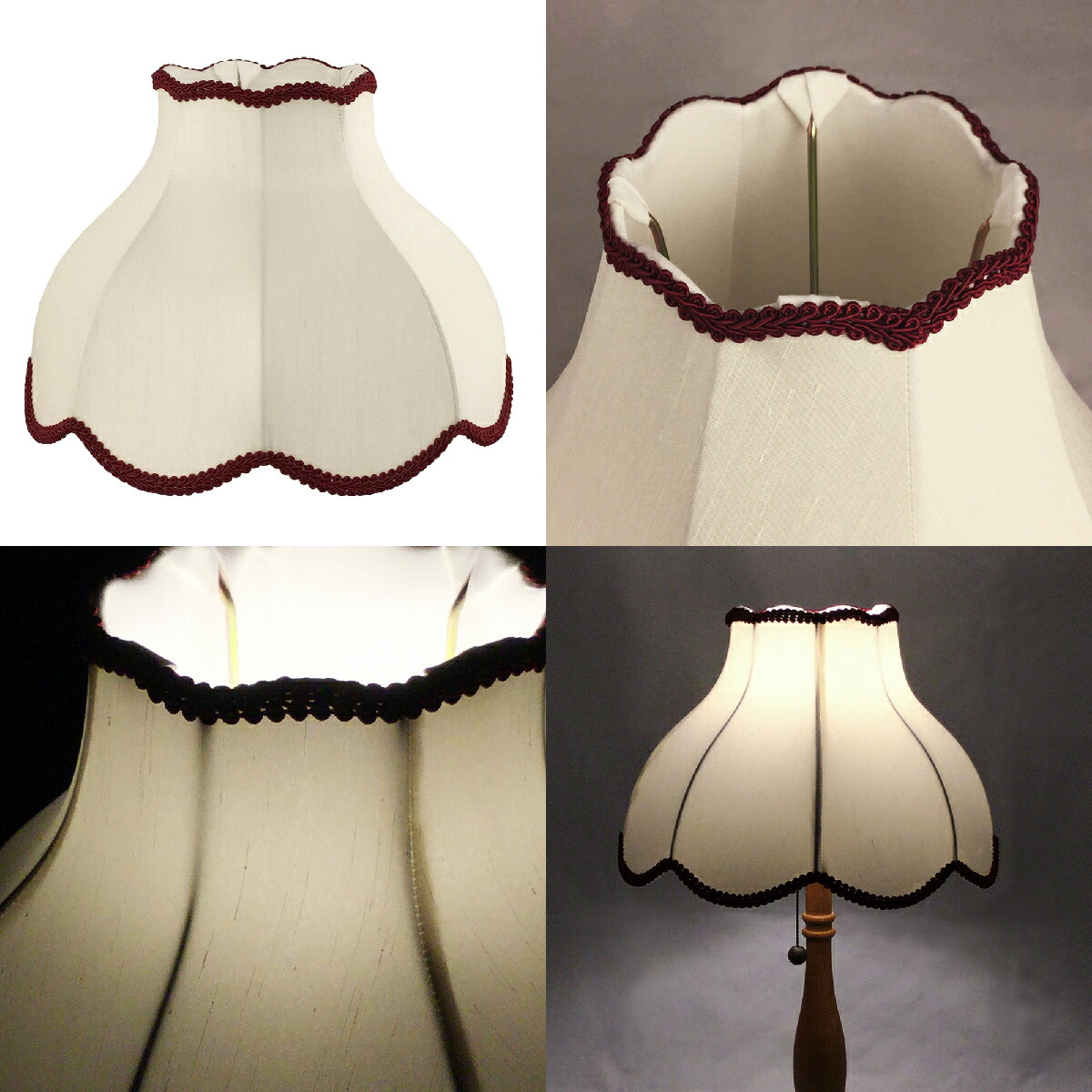 楽天市場】アンティーク テーブルスタンド用 ランプシェード 交換用