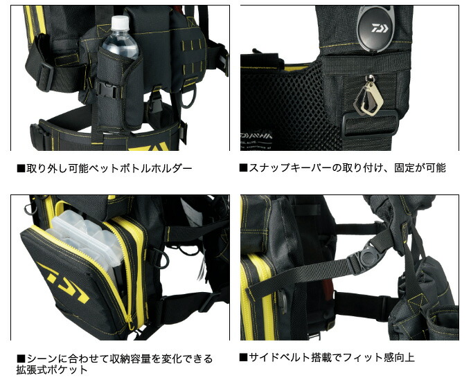 楽天市場】(5) ダイワ ベンチクールゲームベスト3 (DF-6107)(サイズ