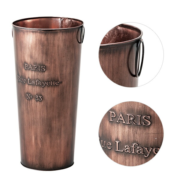 楽天市場】傘立て アンティーク調 スチール「Seaux」ブリキバケツ風 白