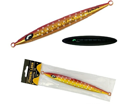 楽天市場】爆釣リアルジグスリム メタルジグ ジギング 100g 150g 200g