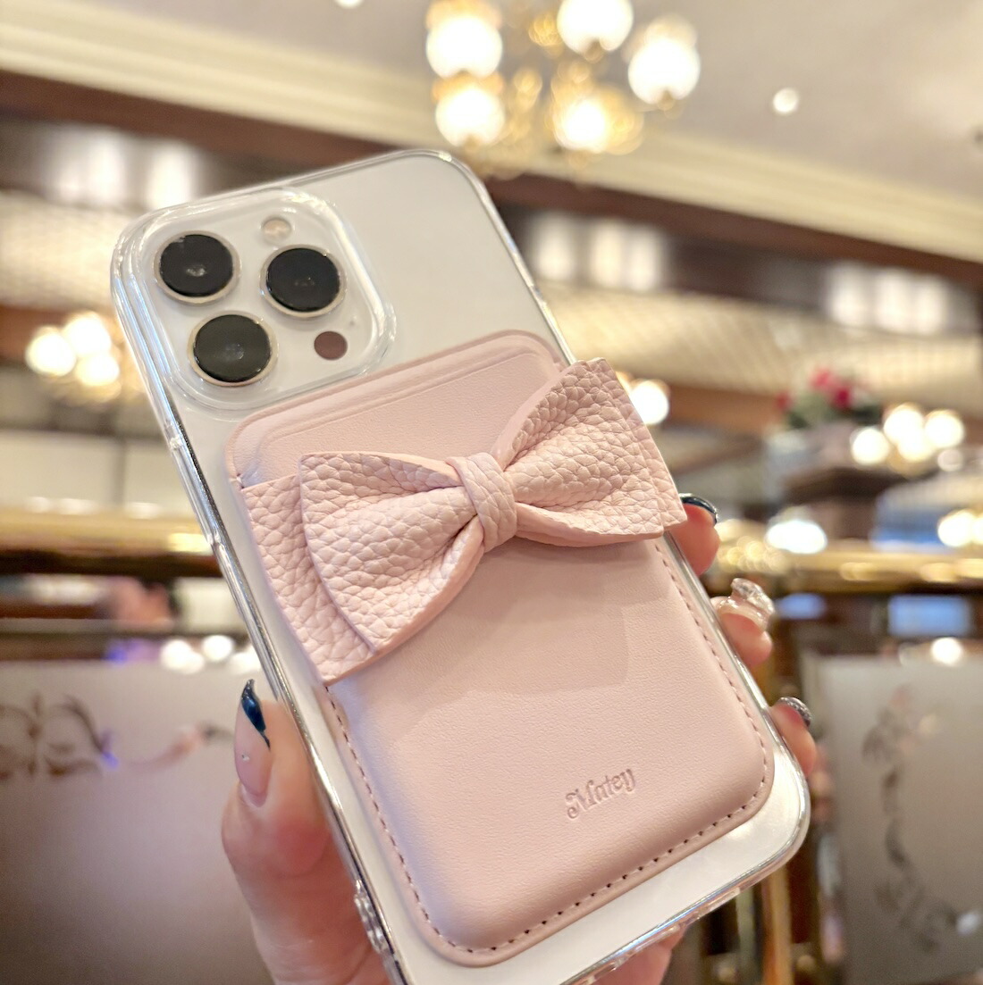 楽天市場】iP17対応【公式】グレースリボン MagSafe クリアiPhone