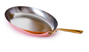 楽天市場】【25%OFF】【ムビエール】片手オーバルパン（ステンレス張り