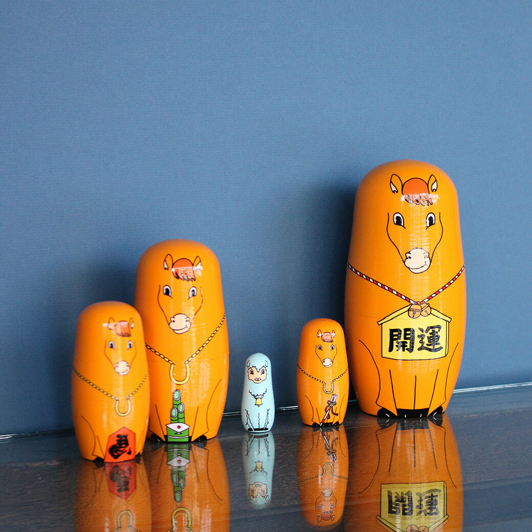 楽天市場】午年 マトリョーシカ｜Happy New Horse｜DETAIL ディテール