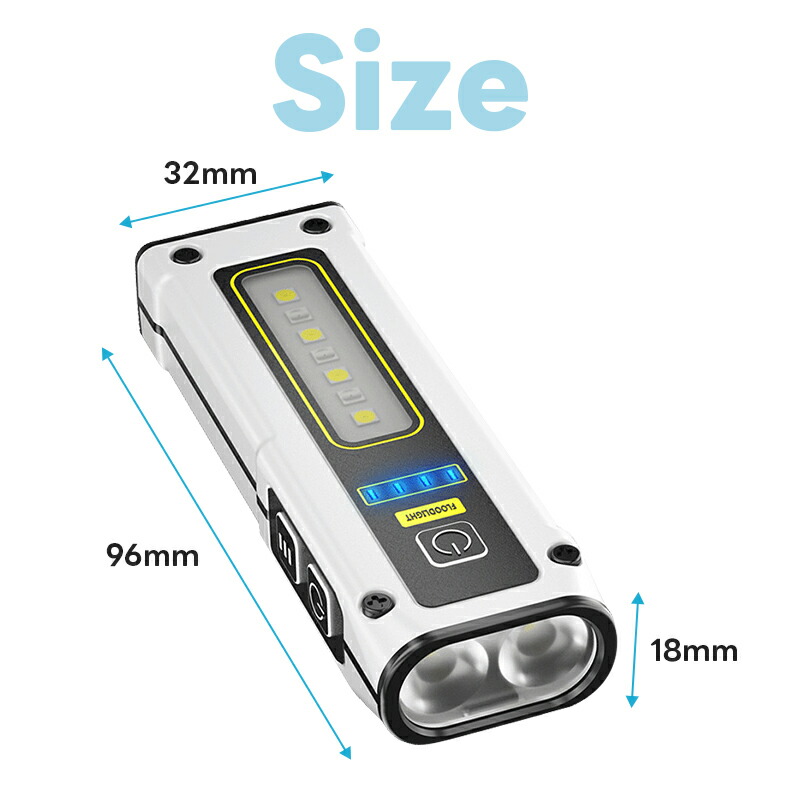 楽天市場】【50%OFF】Type-c充電式ミニ懐中電灯 非常用ライト