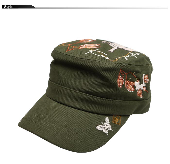 楽天市場】今昔 こんじゃく 狐 和柄 キャップ 総刺繍 ワークキャップ