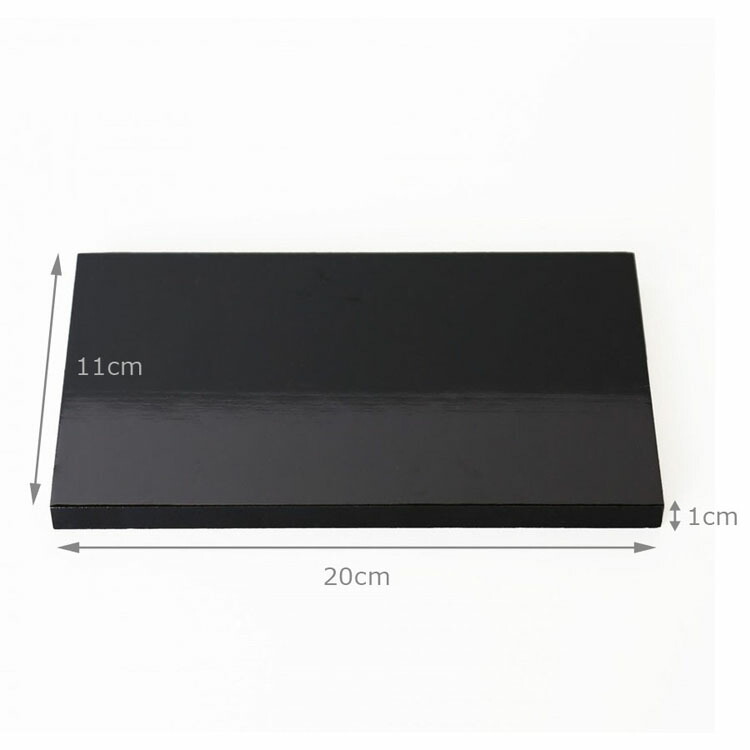 楽天市場】【訳あり・セール】【SALE・お得】黒塗り台 横長【幅20cm