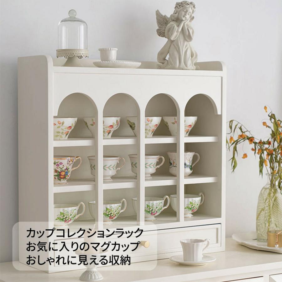 楽天市場】[ホワイト] Z-Pearl ディスプレイ ラック 棚 収納 アーチ状