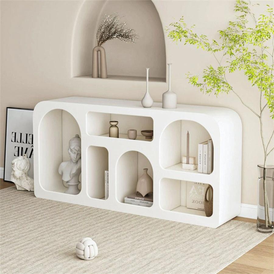 楽天市場】[120cm] Z-Pearl マントルピース シェルフ ホワイト 白 収納