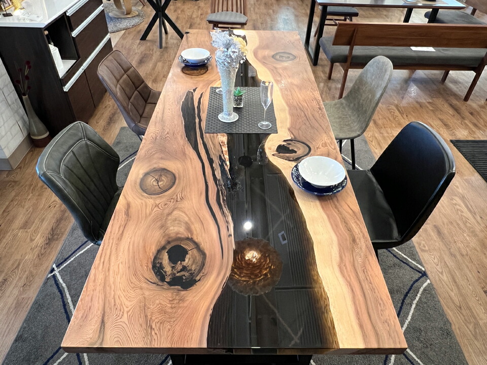 楽天市場 | 銘木屋 - MEIBOKUYA - - レジンテーブルとは？幻想的な