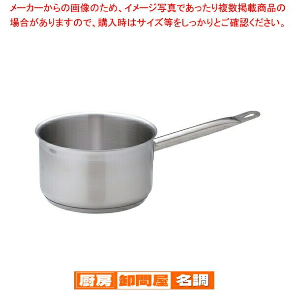 楽天市場】遠藤商事 / TKG PRO(プロ)片手深型鍋(蓋無) 18cm【 片手鍋