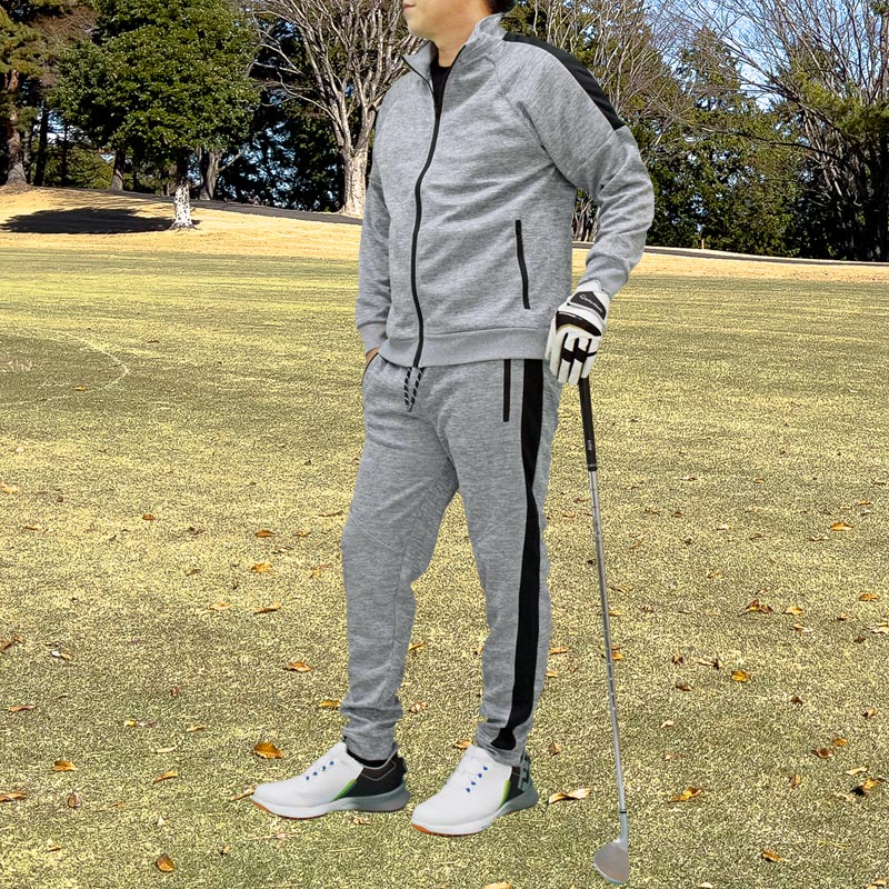 楽天市場】送料無料 ゴルフウェア セットアップ メンズ 上下セット